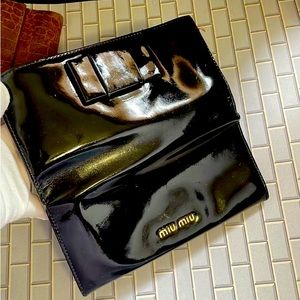 Prada Mui Mui all leather authentic wallet. Vintage beautiful soft leather